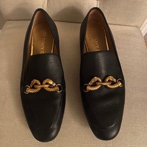 Tory Burch Jessa  black loafers